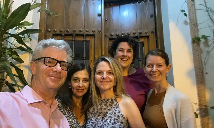 Vegetarian Dinner in Home Designed by Famous Architect in Sevilla