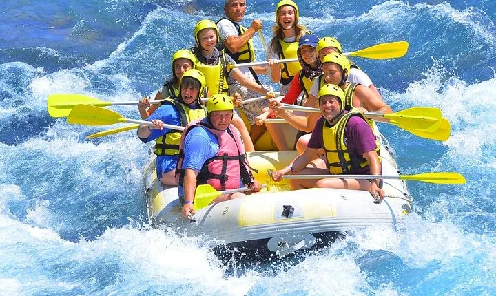 Rafting activity full of adrenaline
