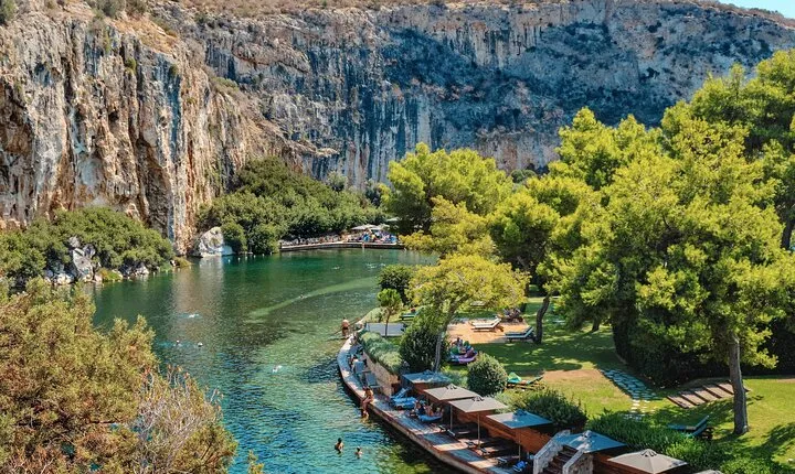 Riviera of Athens *Poseidon Temple* Springs & Lake Vouliagmeni