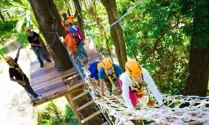 Phuket ATV Bike 1 hr with Zipline Adventure 16 Platforms