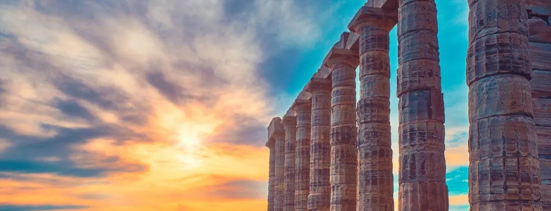 Cape Sounio sunset guided tour in Spanish
