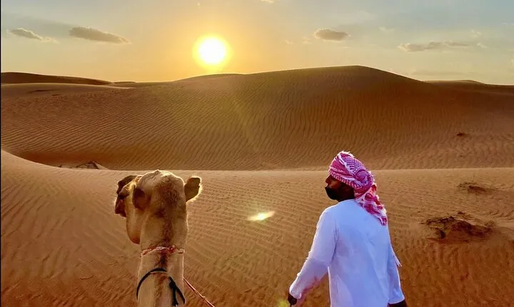 2 days and 1 night Private Tour in Wadi Shab to Wahiba Sands Desert
