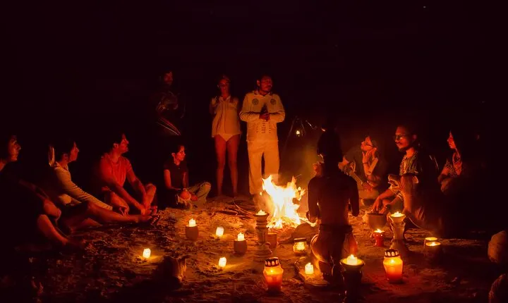 Cacao ceremony and Mayan dinner full moon