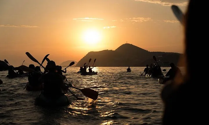 Dubrovnik Sea Kayaking Sunset Paddle