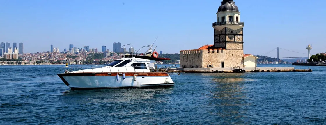 Maiden Tower express yacht in Istanbul