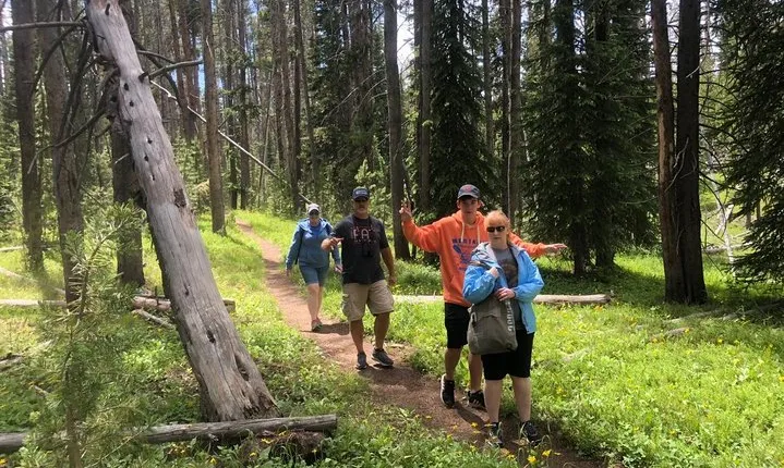 Private Hidden Gems of Yellowstone! Lunch w/ family friendly hikes included!