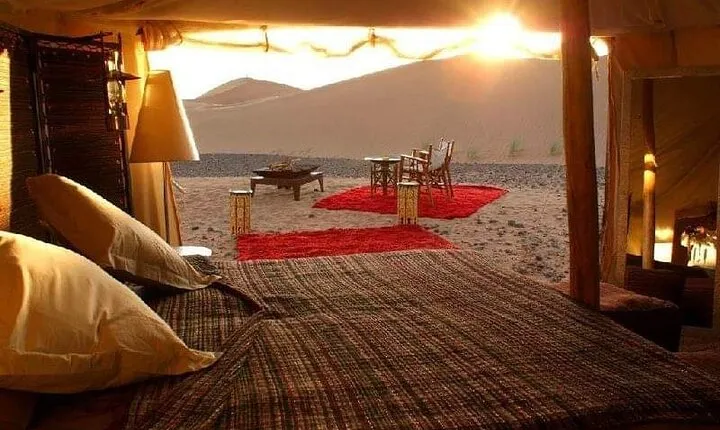 Glamping in the Sahara Desert Morocco