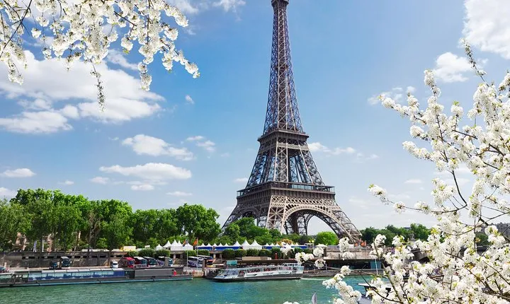 Eiffel Tower Summit Entry with Big Bus and Seine River Cruise
