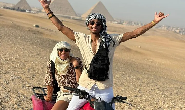 Giza Pyramids & The Sphinx with ATV Quads, Shopping and Camels.