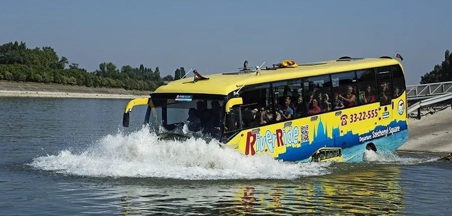 RiverRide floating bus in Budapest
