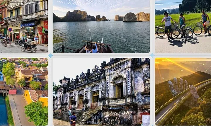 Vietnam Day Trips All-Inclusive, Bus, Guide, Meals & Activities