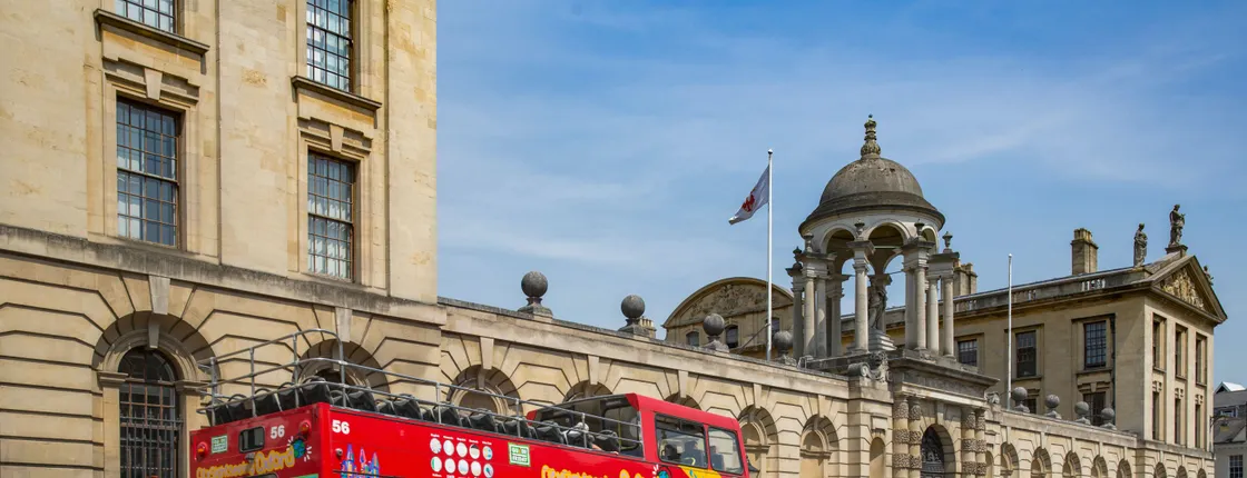 City Sightseeing hop-on hop-off bus tour of Oxford