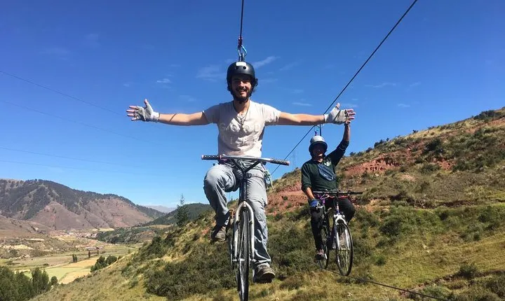 Cusco: Extreme Sky Bike and Rappelling Adventure