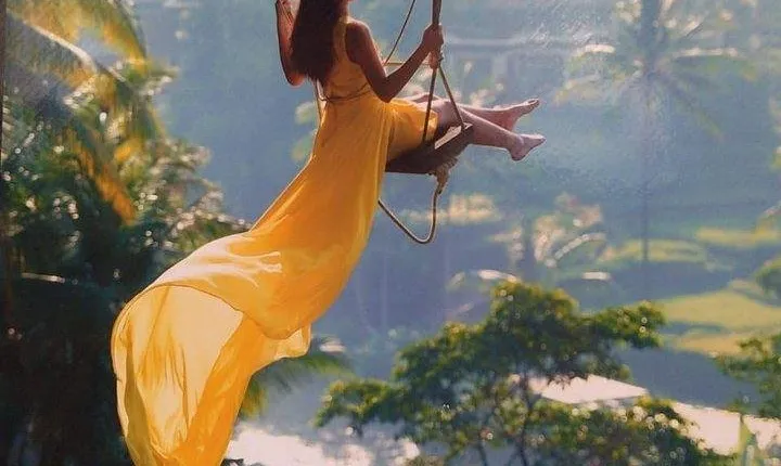 Swing Bali-Ubud Rice Terrace_Elephant Cave & Ubud Waterfall