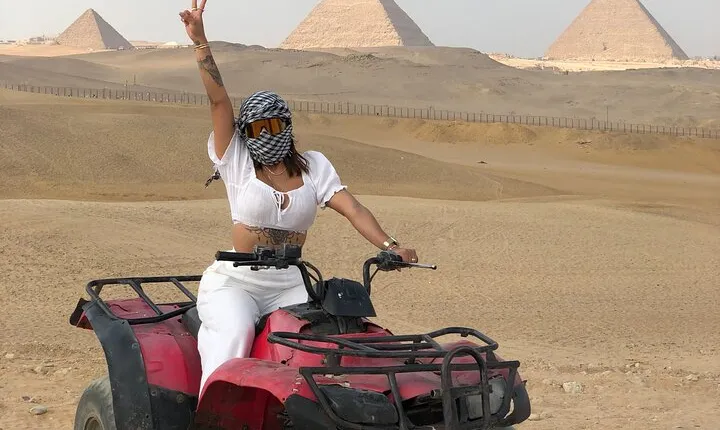 1 Hour ATV at Giza Pyramids from Cairo