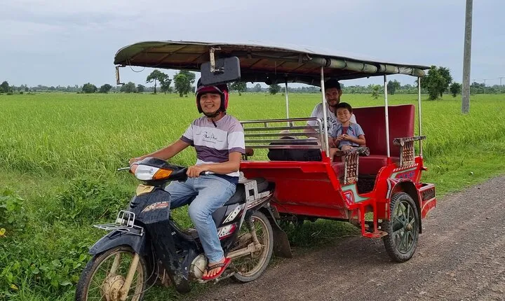Battambang Unique Day Tours Mixing Bicycle-Tuk Tuk-Lunch