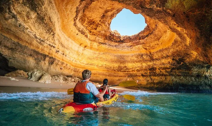 Kayak Benagil Cave with 1st kayak tour company
