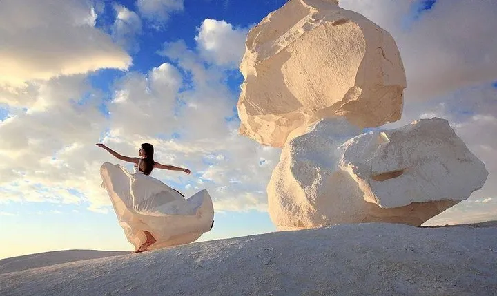 One Night Camping In White & Black Deserts Baharaya Oasis From Cairo