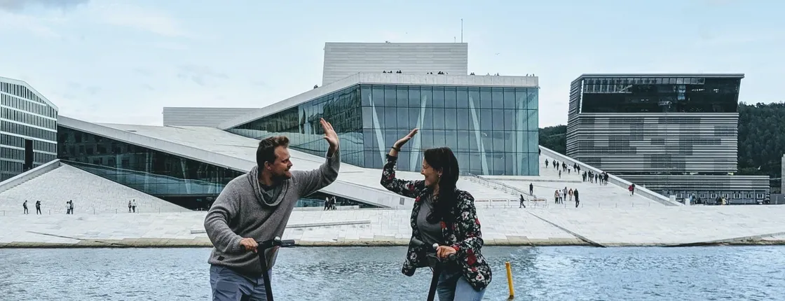 Explore Oslo city by E-Scooter