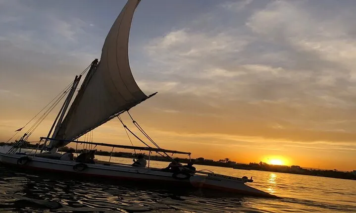 Private Tour The Serenity of a Luxor Nile Felucca Ride at Sunset