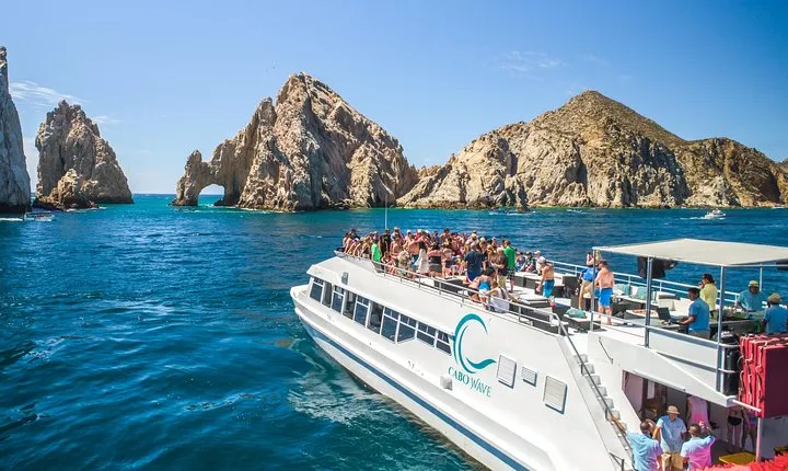 Cabo Sunset Dinner Cruise with Live Music & Open Bar on Cabo Wave