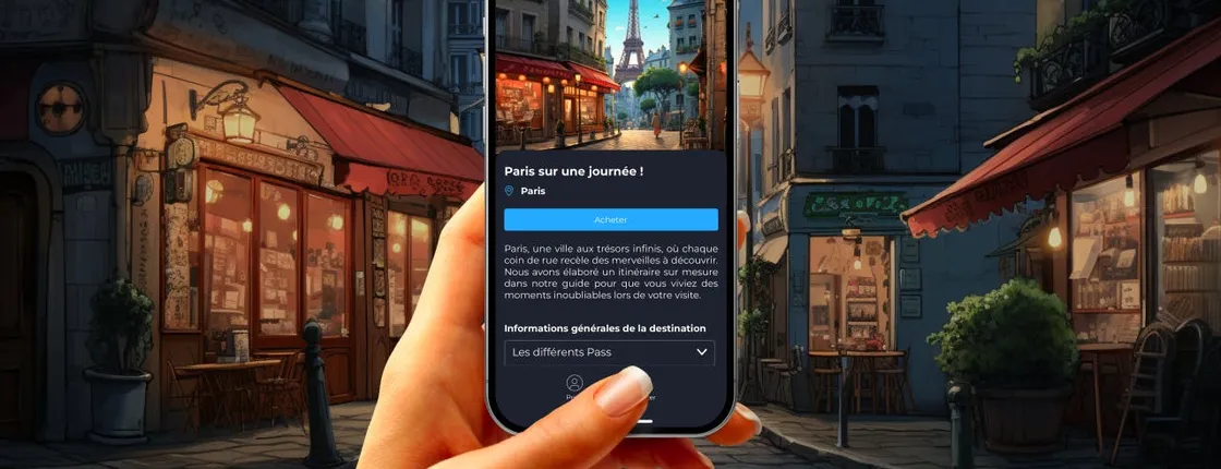 Digital Paris Guide for Self-Guided Exploration