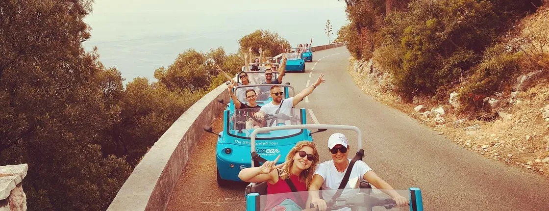 4-hour open-top car tour in the French Riviera