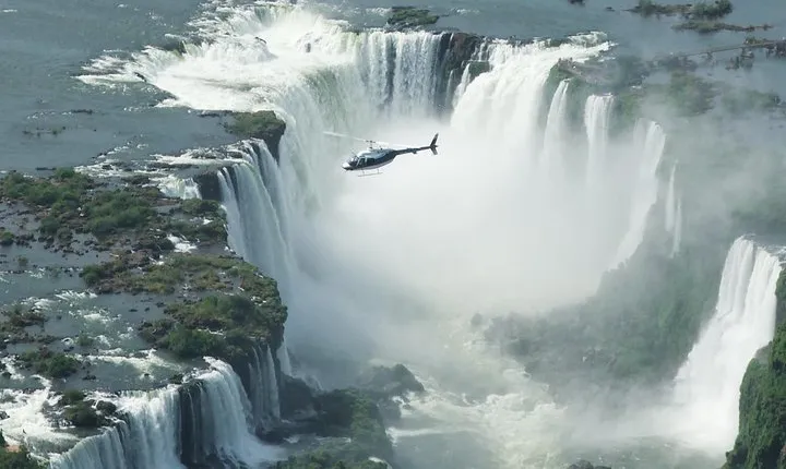 Soar above the Wonder: Helicopter Flight over Iguassu Falls