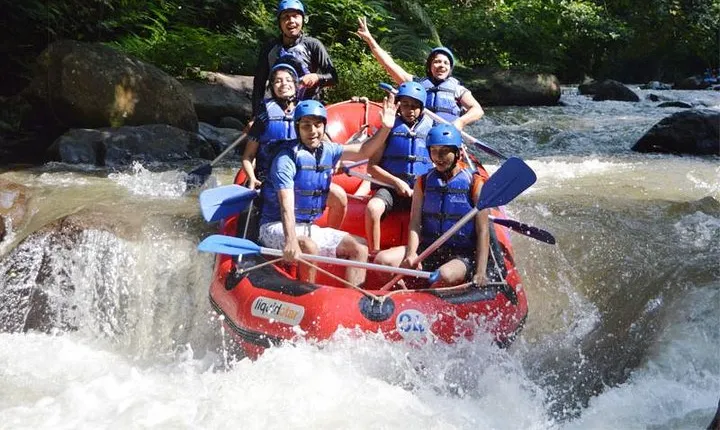 Ubud Rafting - Rice Terrace - Tegenungan Waterfall - Tanah Lot Sunset Temple