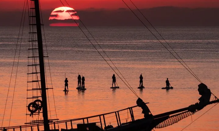 Sunrise SUP at Protaras, Green Bay