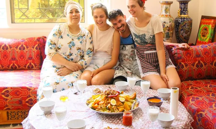 Join Best Moroccan Cooking Class with Chef Khadija ( Over 35 years Experience )