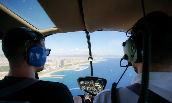 Unique Helicopter Flight with Optional Sailing Experience