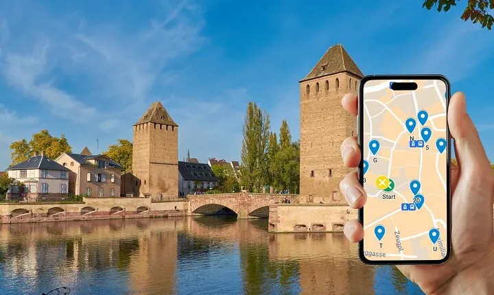 Self-guided scavenger hunt and city game in Strasbourg
