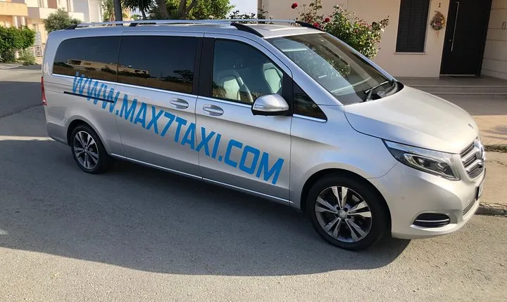 Private Minivan Transfer from Larnaca Airport to Protaras up to 7pax in Taxi
