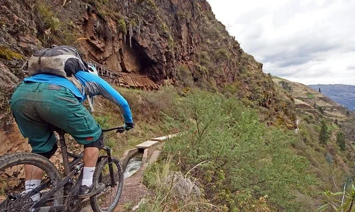 Mountain biking in Sacred Valley of Incas