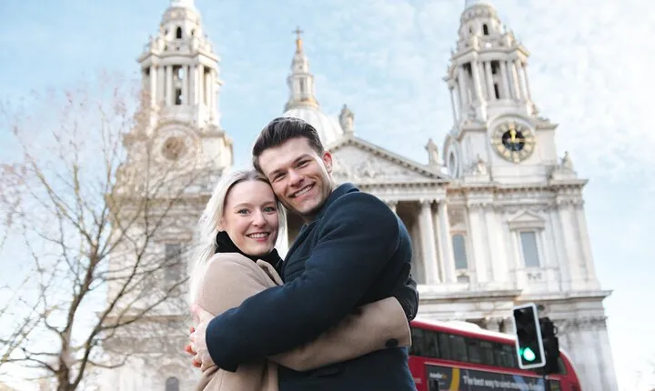 London: Photoshoot at St.Pauls Cathedral & Millennium Bridge