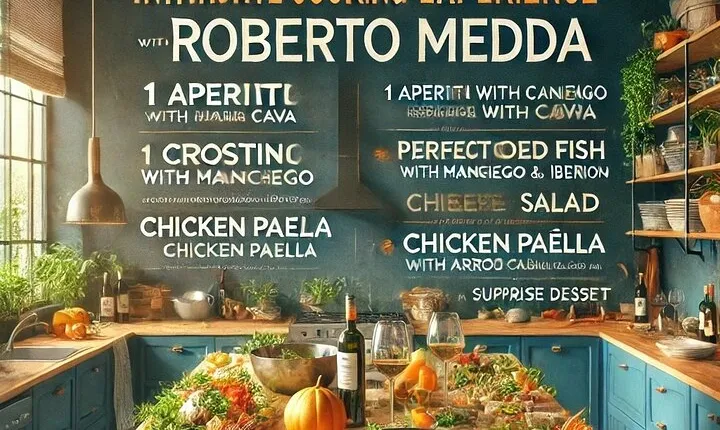 Cooking Class and dinner with Chef Roberto