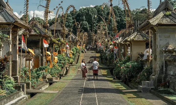 Penglipuran Traditional Village Tour with Swing, Rice Terrace, and Temple
