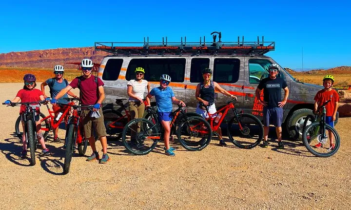 Private Half Day Guided Mountain Bike Tour in Moab