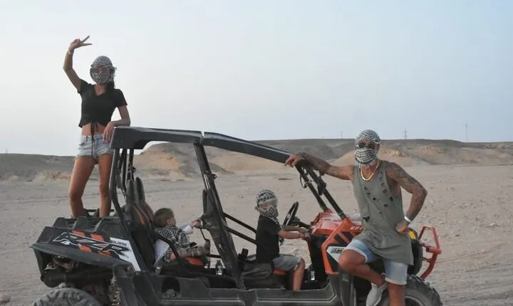 Super Safari (ATV Quad, Buggie , Jeep , Bedouin village , Party) from Hurghada