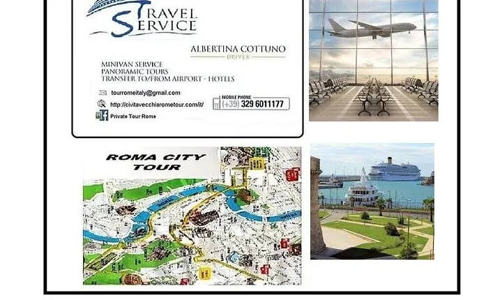 Transfers from Fiumicino/Rome to Civitavecchia