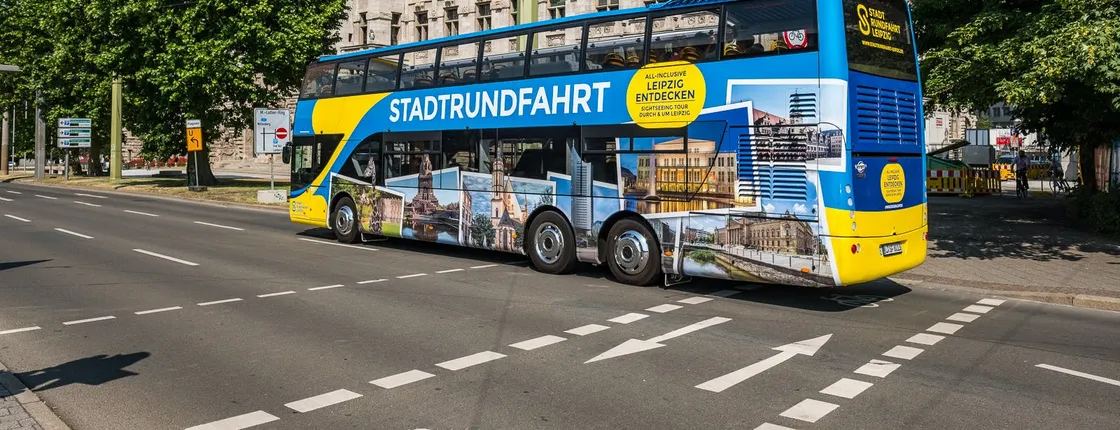 Big city tour in Leipzig with the hop-on hop-off bus