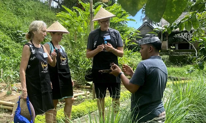 authentic Balinese organic cooking class in Ubud