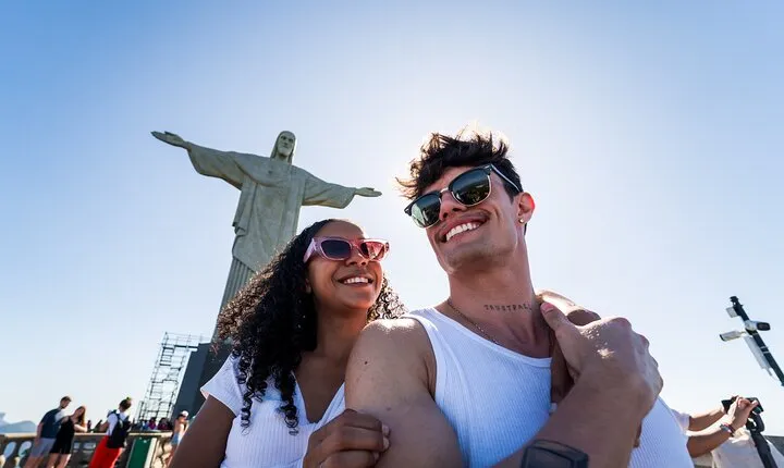 Rio Combo: Christ the Redeemer by Train and Sugarloaf