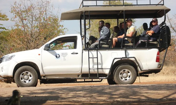 Game Drive and White Rhino Walking Safari in Livingstone