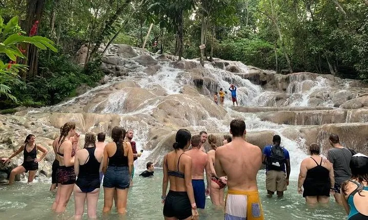 Blue Hole and Dunn's River Falls Private Tour from Montego Bay