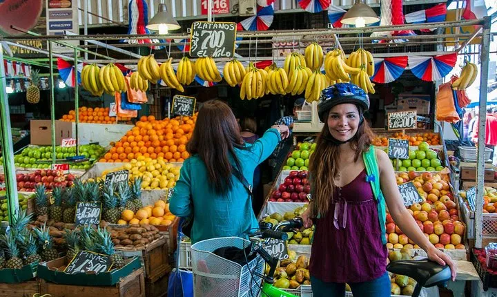 Santiago Markets Small Group Bike Tour