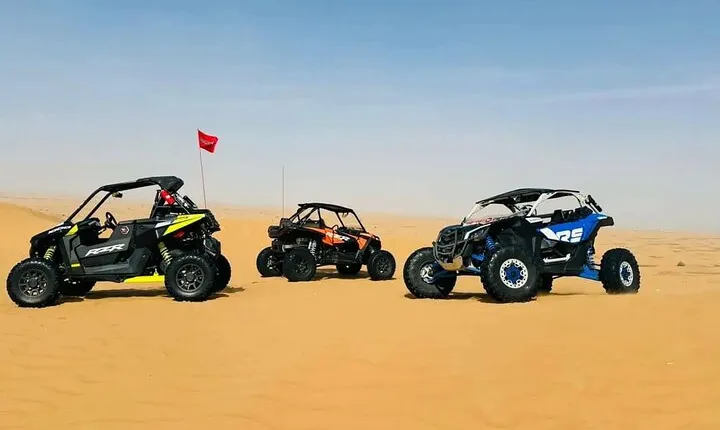 Morning Desert Safari With Buggy Ride and Sandboarding in Dubai