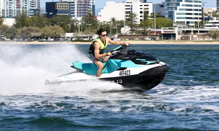 1.5 hr Jet Ski Safari tour to South Stradbroke Island!