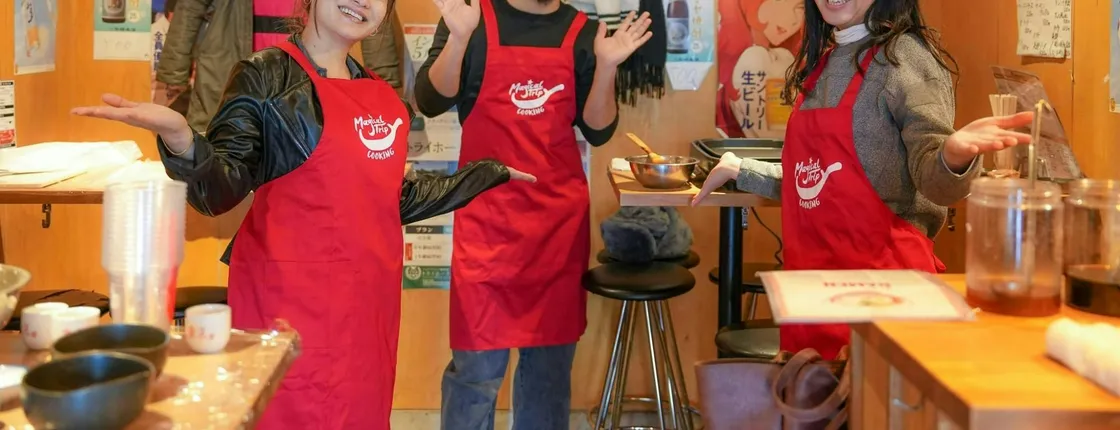 Kyoto ramen and gyoza cooking class with professional chefs